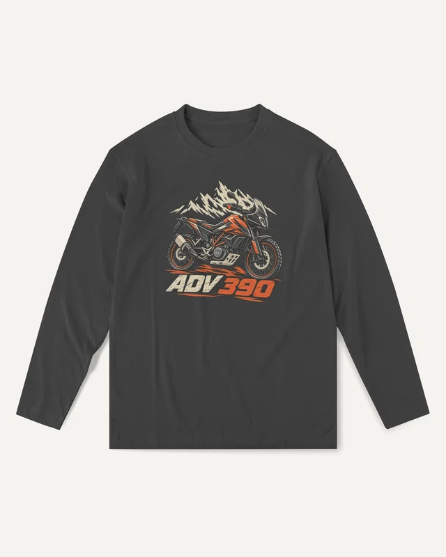 ADV 390 Long-Sleeve T-Shirt in Black — front
