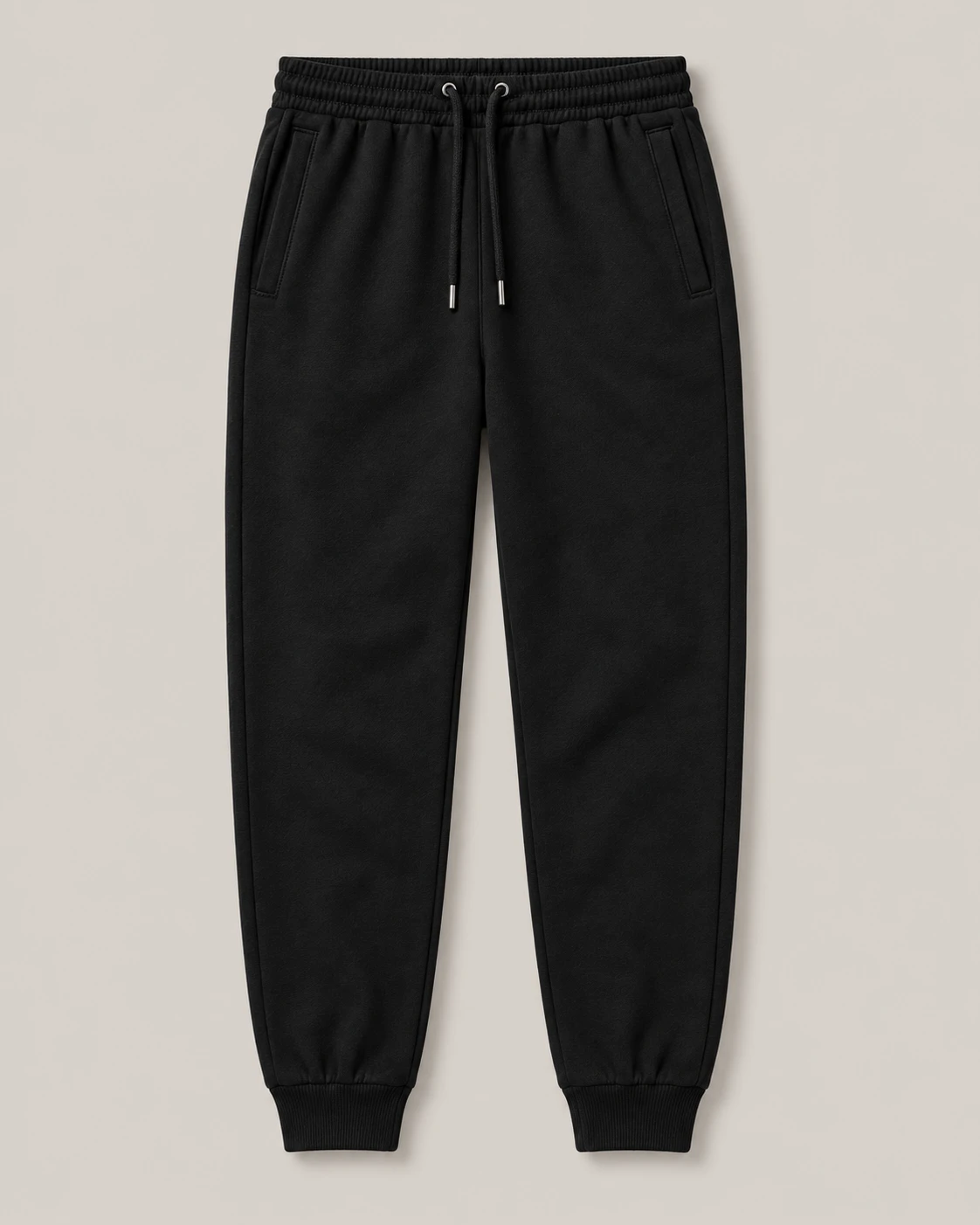 Essential Regular Fit Joggers — plain product front