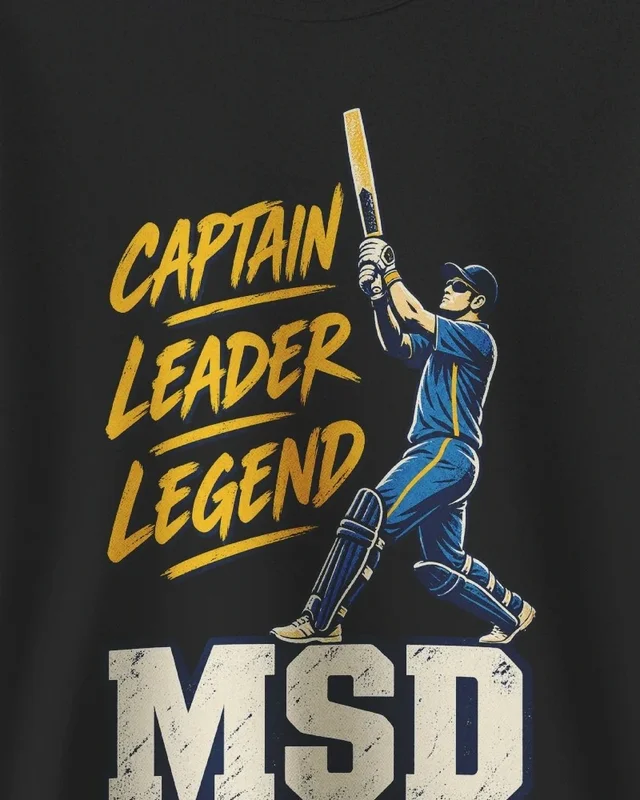 Captain Leader Legend MSD Sweatshirt in Black — design detail