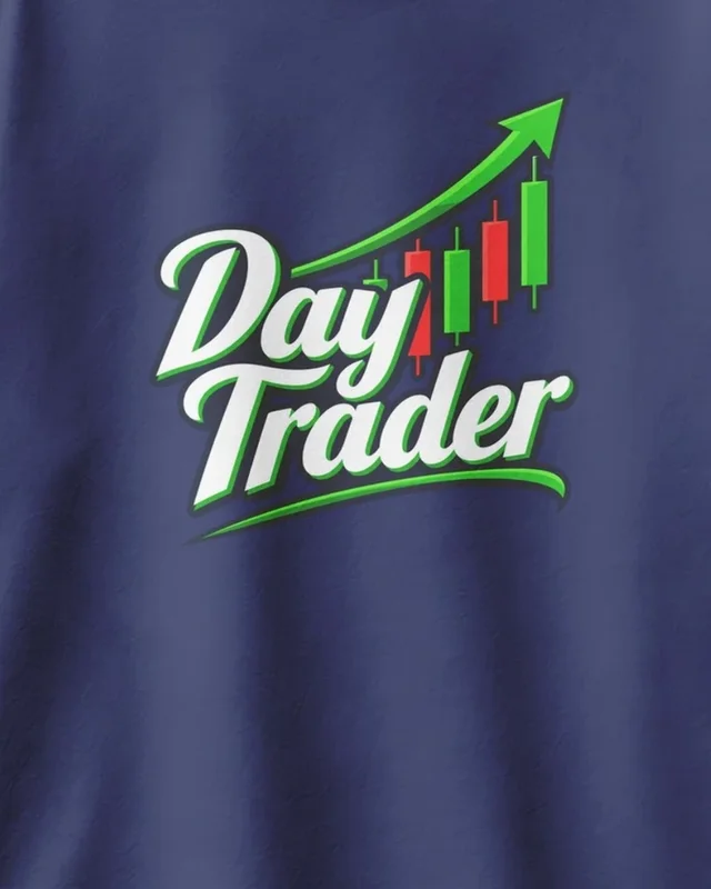 Day Trader Oversized T-Shirt in Royal Blue — design detail