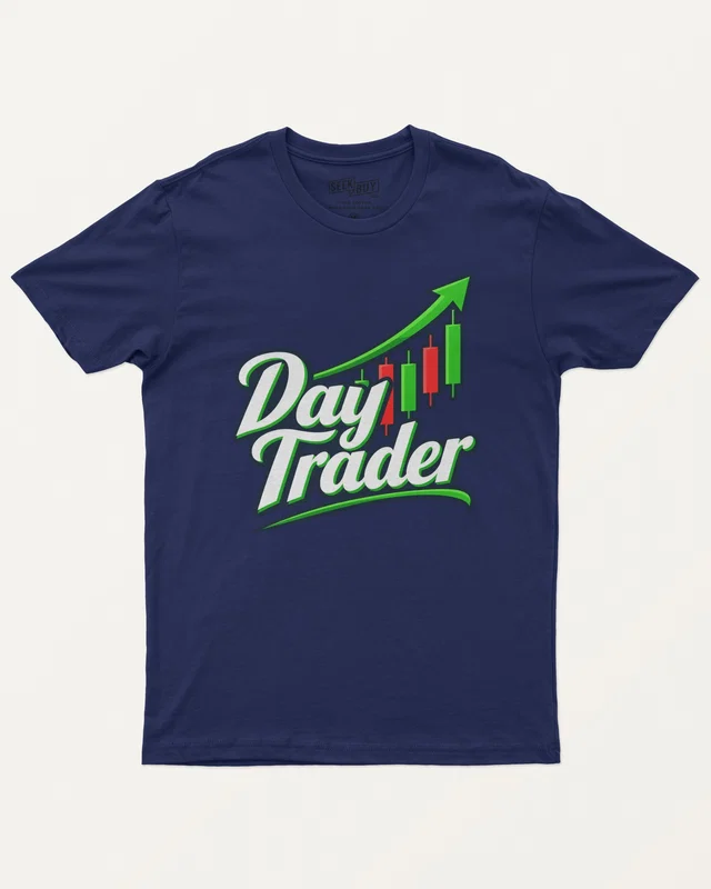 Day Trader Regular T-Shirt in Royal Blue — front