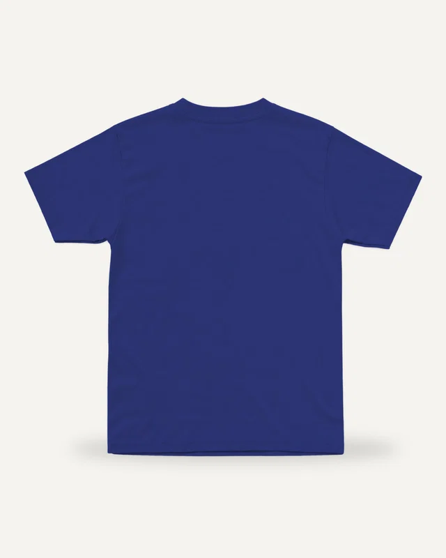 Kids’ T-Shirt Royal Blue plain back