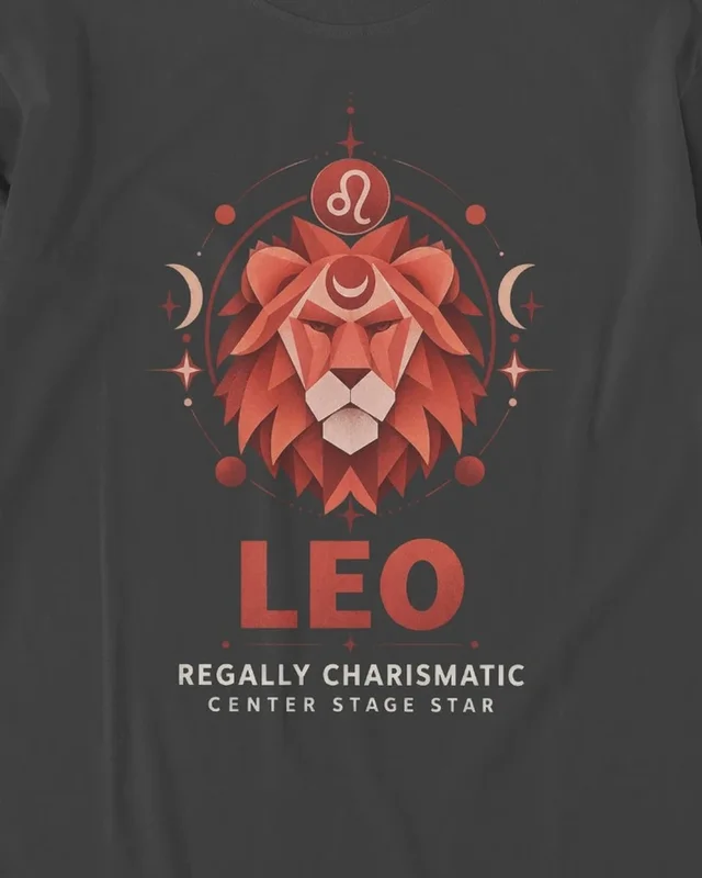 Leo Long-Sleeve T-Shirt in Black — design detail