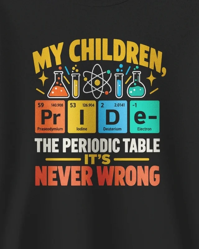My Children My Pride Sweatshirt in Black — design detail