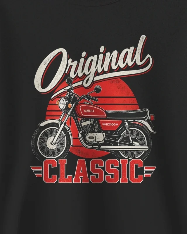Original Classic RX100 Sweatshirt in Black — design detail