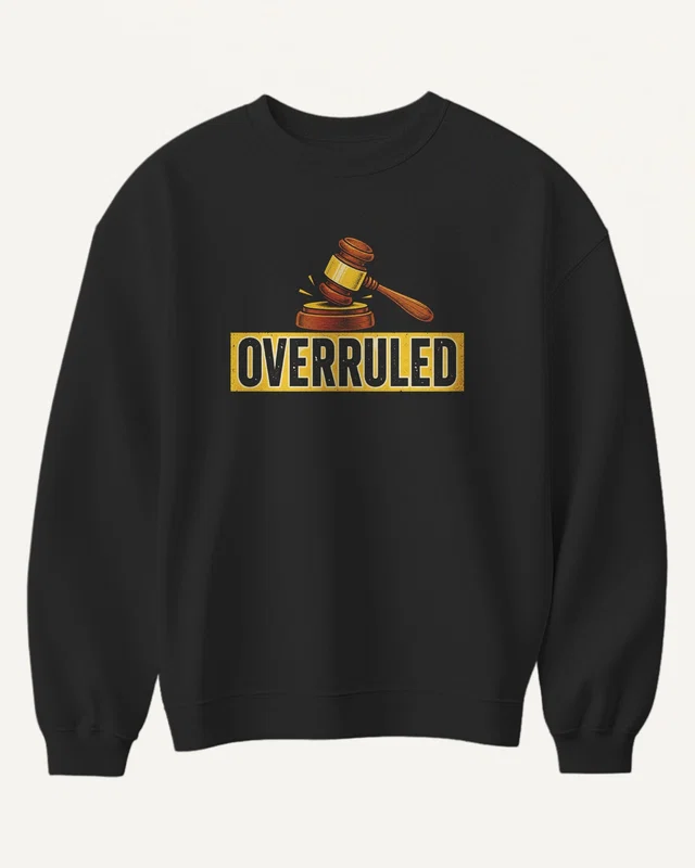 Overruled Sweatshirt in Black — front