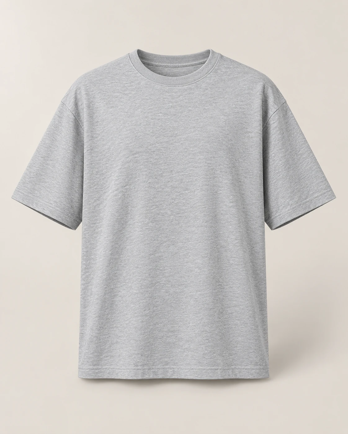 Essential Oversized Cotton T-Shirt — plain product front
