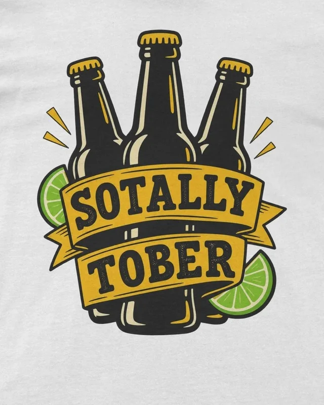 Sotally Tober Regular T-Shirt in White — design detail