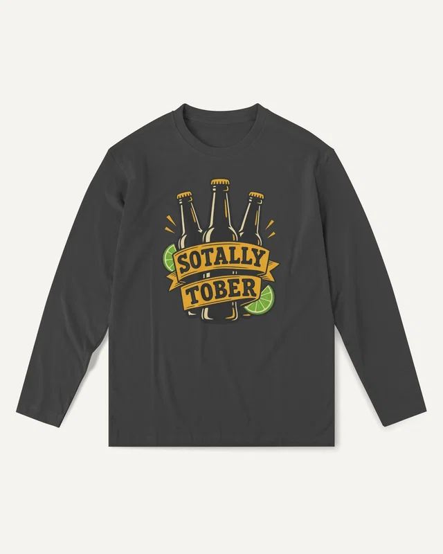 Sotally Tober Long-Sleeve T-Shirt in Black — front