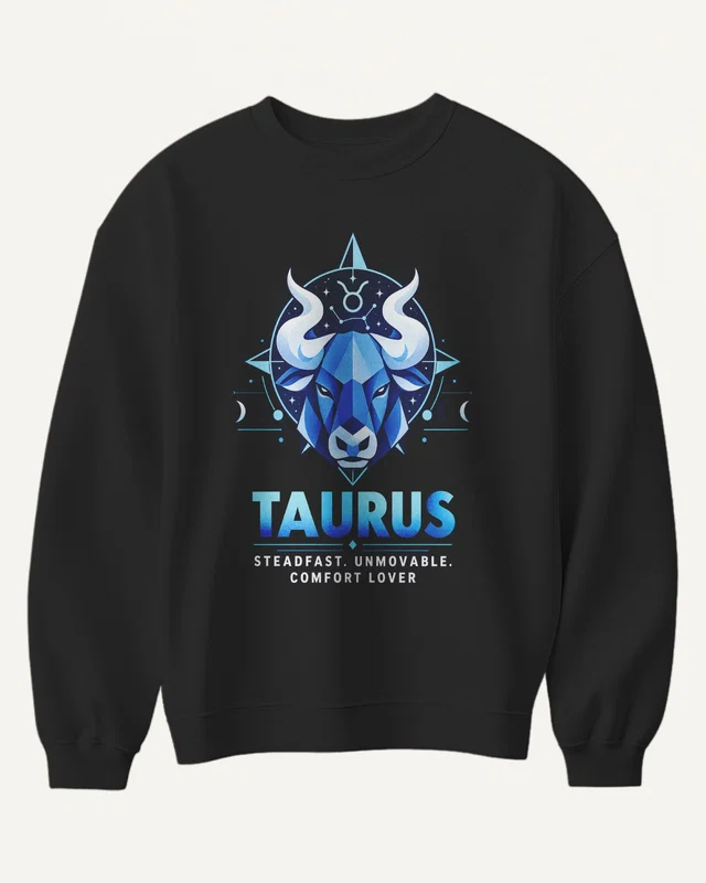 Taurus Sweatshirt in Black — front